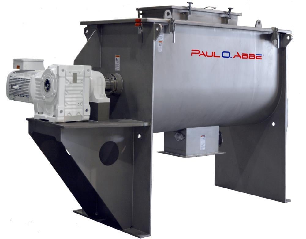 15 Paul O Abbe #RB-15, Double Ribbon Blender,, 24.4" width x 48.9" L x 28.8" D trough, 304 Stainless Steel - Image 1