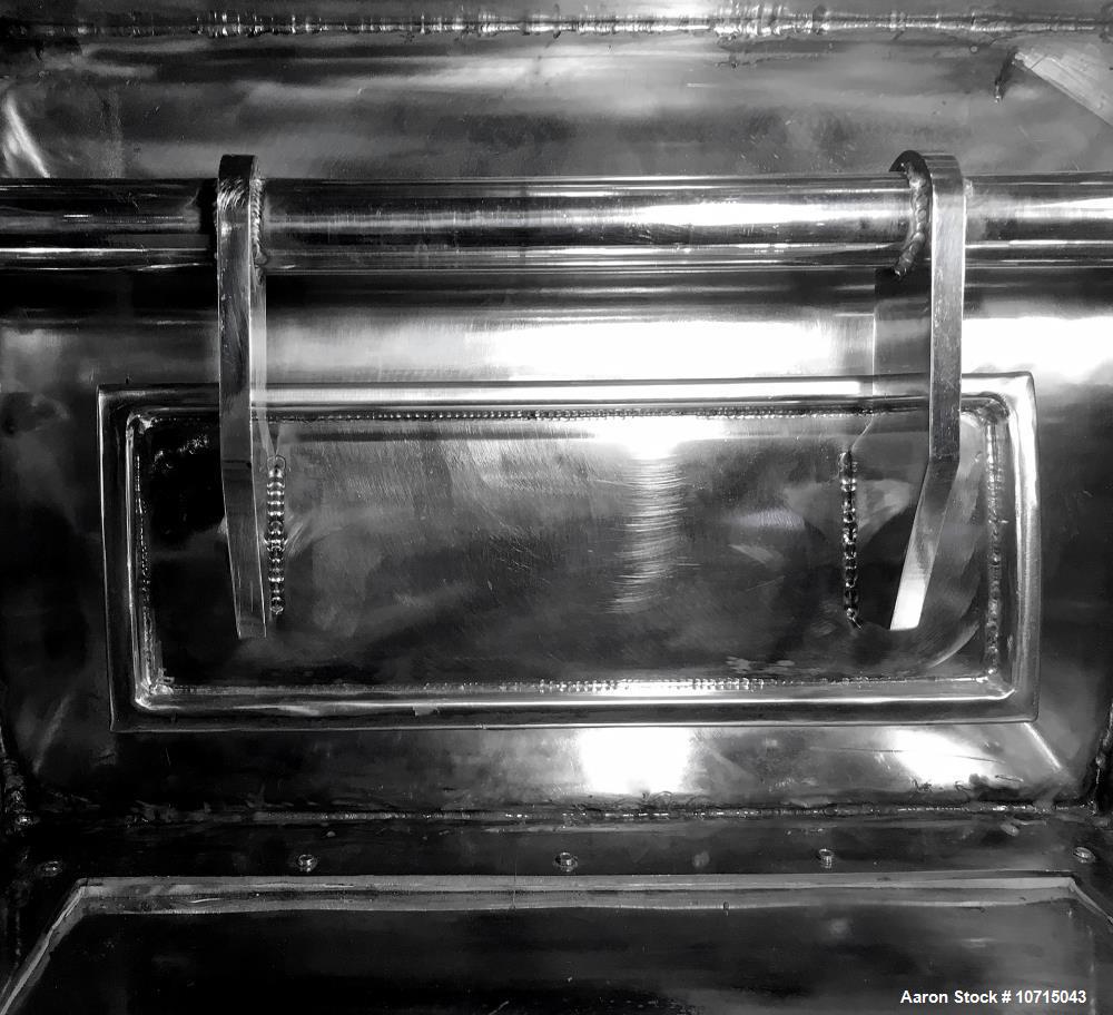 15 Paul O Abbe #RB-15, Double Ribbon Blender,, 24.4" width x 48.9" L x 28.8" D trough, 304 Stainless Steel - Image 5