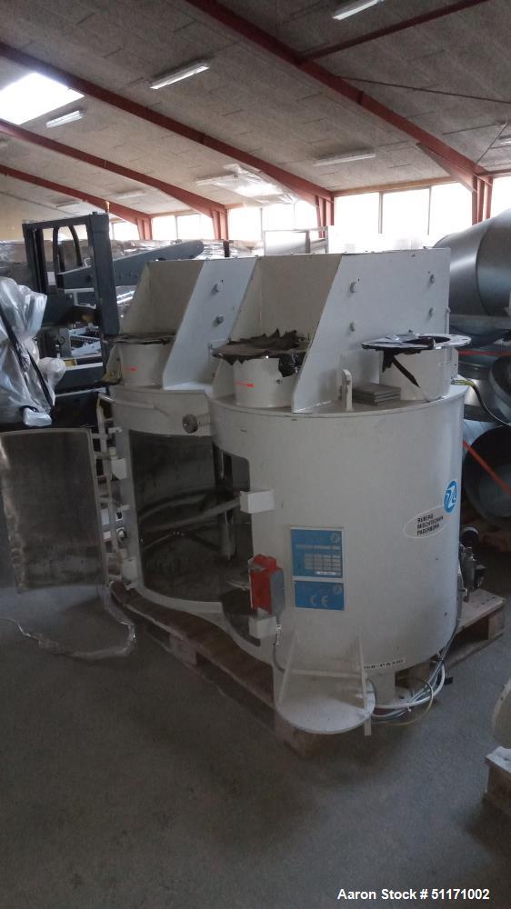 21.2 cu.ft. Ruberg-Mischtechnik KG #HM-600/656, Vert Twin Spiral Batch Mixer, 18-62 RPM, legs, CE marked - Image 3