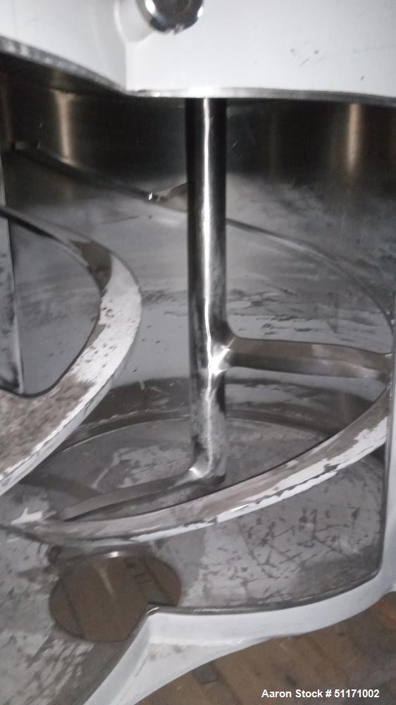 21.2 cu.ft. Ruberg-Mischtechnik KG #HM-600/656, Vert Twin Spiral Batch Mixer, 18-62 RPM, legs, CE marked - Image 5