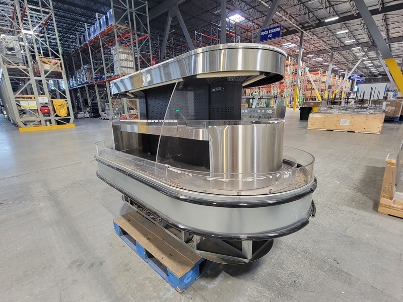 Barker #HV408RI, self service open multi-deck island merchandiser, R507 refrigerant, 18400 BTUH, 2011 - Image 3