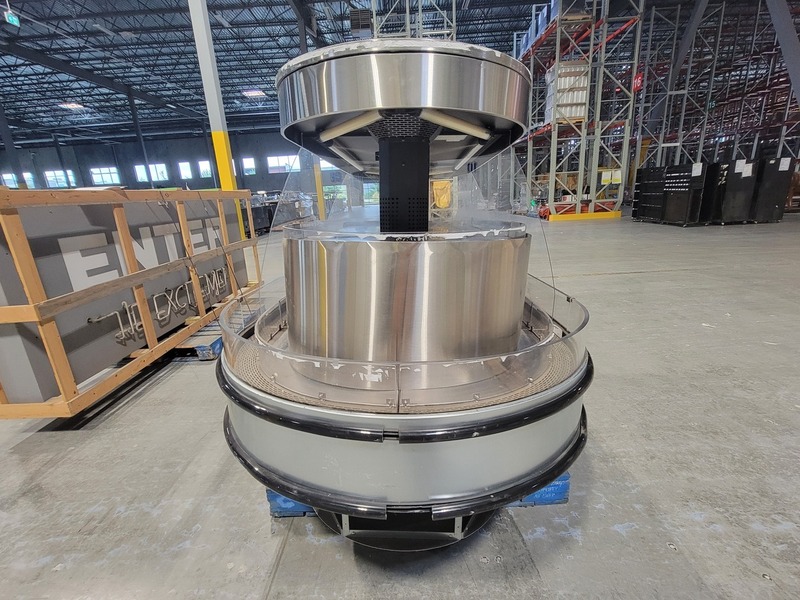 Barker #HV408RI, self service open multi-deck island merchandiser, R507 refrigerant, 18400 BTUH, 2011 - Image 4