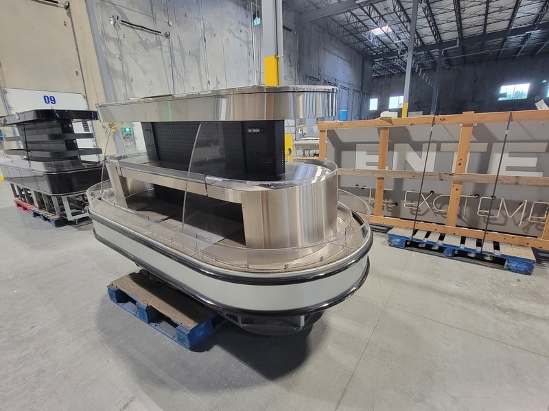 Barker #HV408RI, self service open multi-deck island merchandiser, R507 refrigerant, 18400 BTUH, 2011 - Image 7
