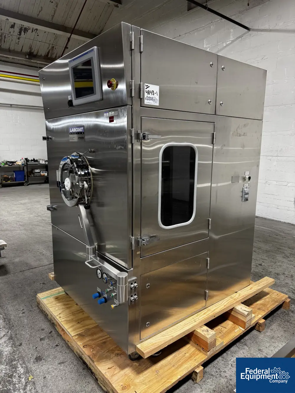 Ohara #LCIIX-Labcoat, coating pan, Stainless Steel, AB controls, 460 V., 2017 - Image 4