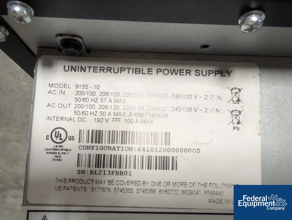 10.0 KVA Eaton #9155-10, Uninterruptible Power Supply, 9 KW - Image 2