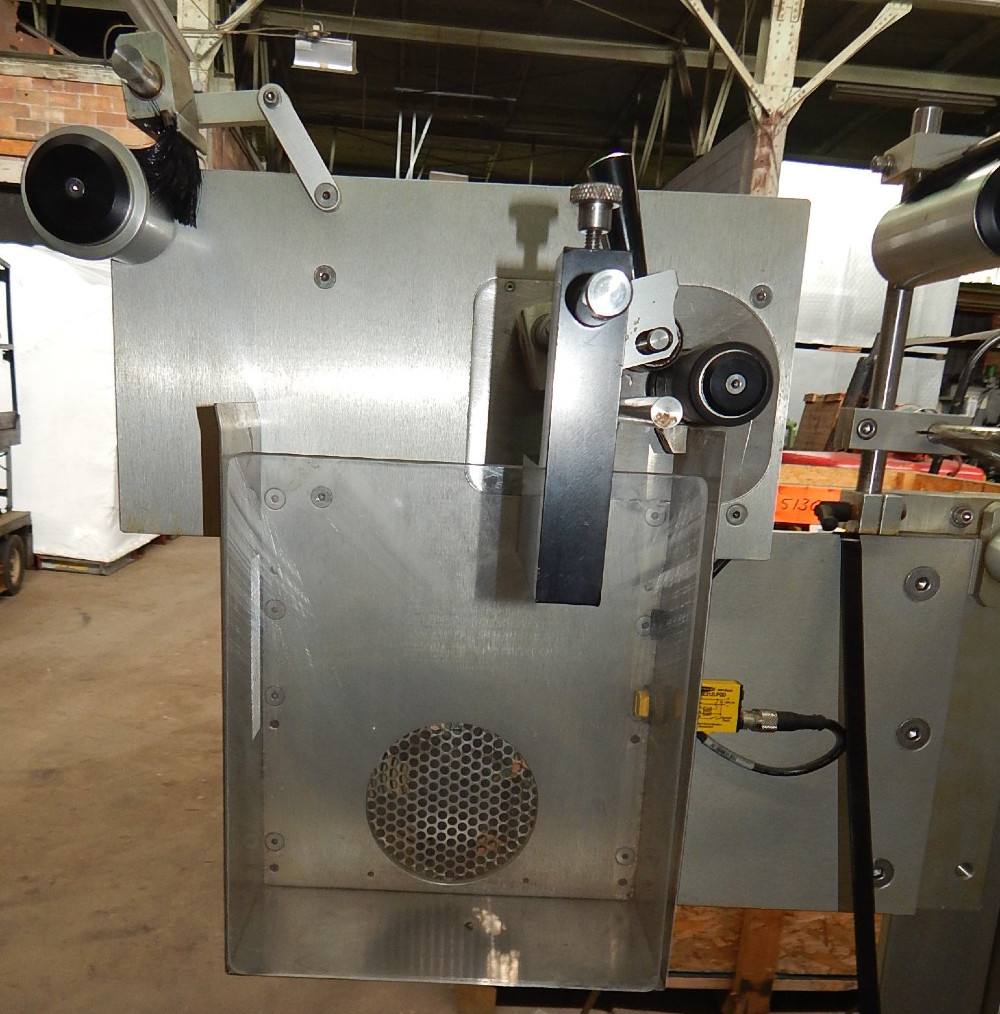 Label-Aire #ASDU, labeling machine, 2" max label, dual unwind, Lot # Laser Burner - Image 3