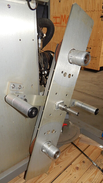 Label-Aire #ASDU, labeling machine, 2" max label, dual unwind, Lot # Laser Burner - Image 4