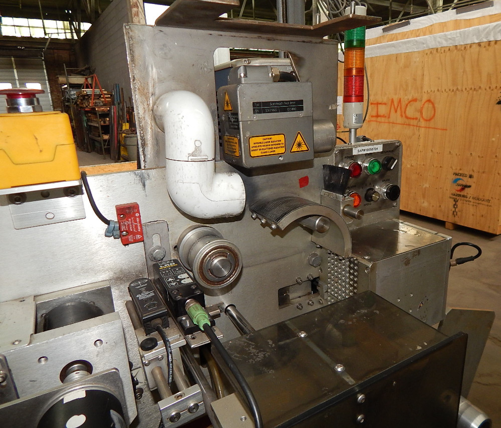 Label-Aire #ASDU, labeling machine, 2" max label, dual unwind, Lot # Laser Burner - Image 5