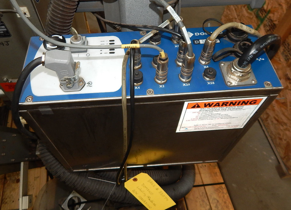 Label-Aire #ASDU, labeling machine, 2" max label, dual unwind, Lot # Laser Burner - Image 7