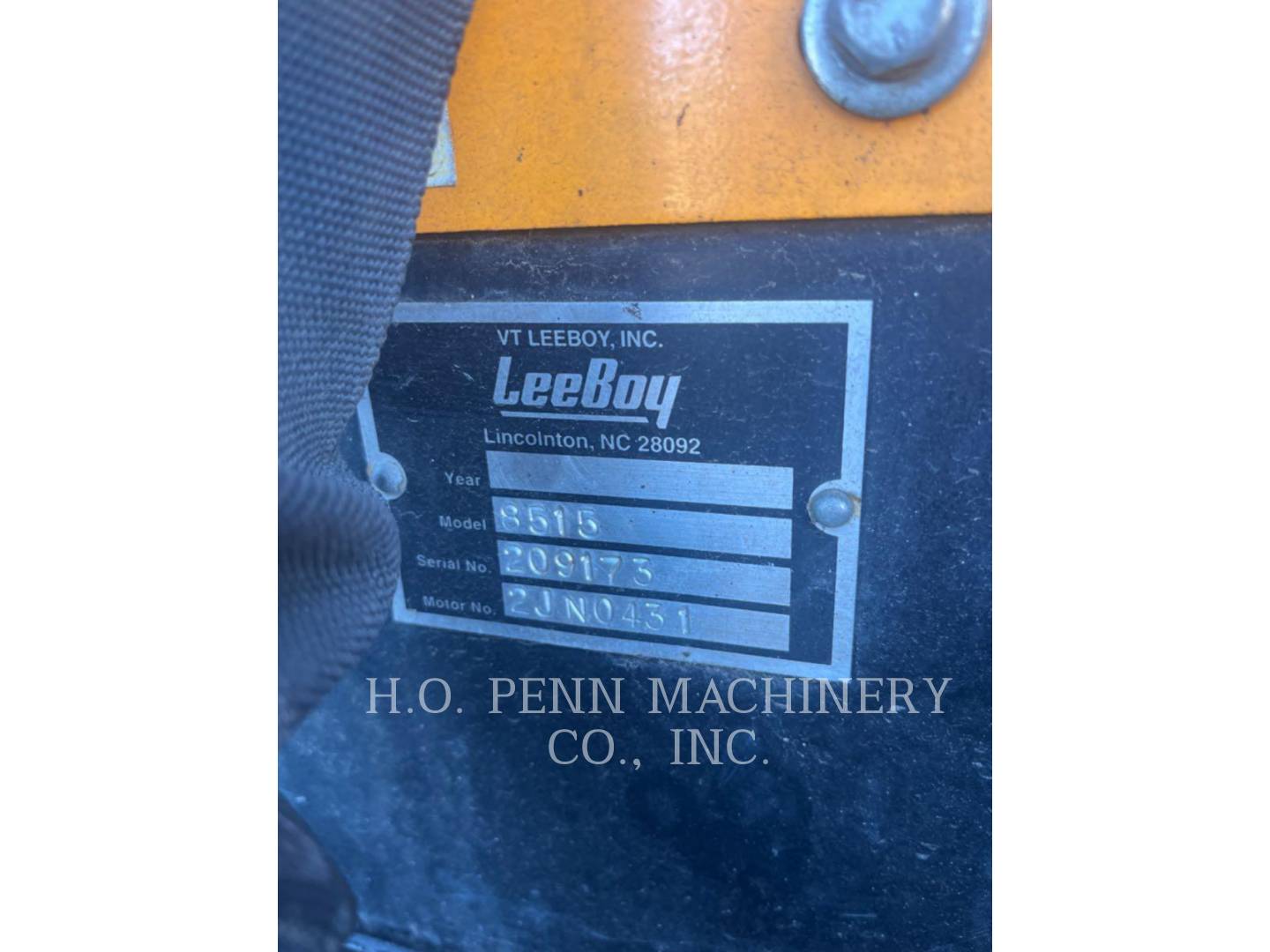 Lee-Boy 8515B, Asphalt Paver, 9600 hours, S/N: 209173, 2018 - Image 5