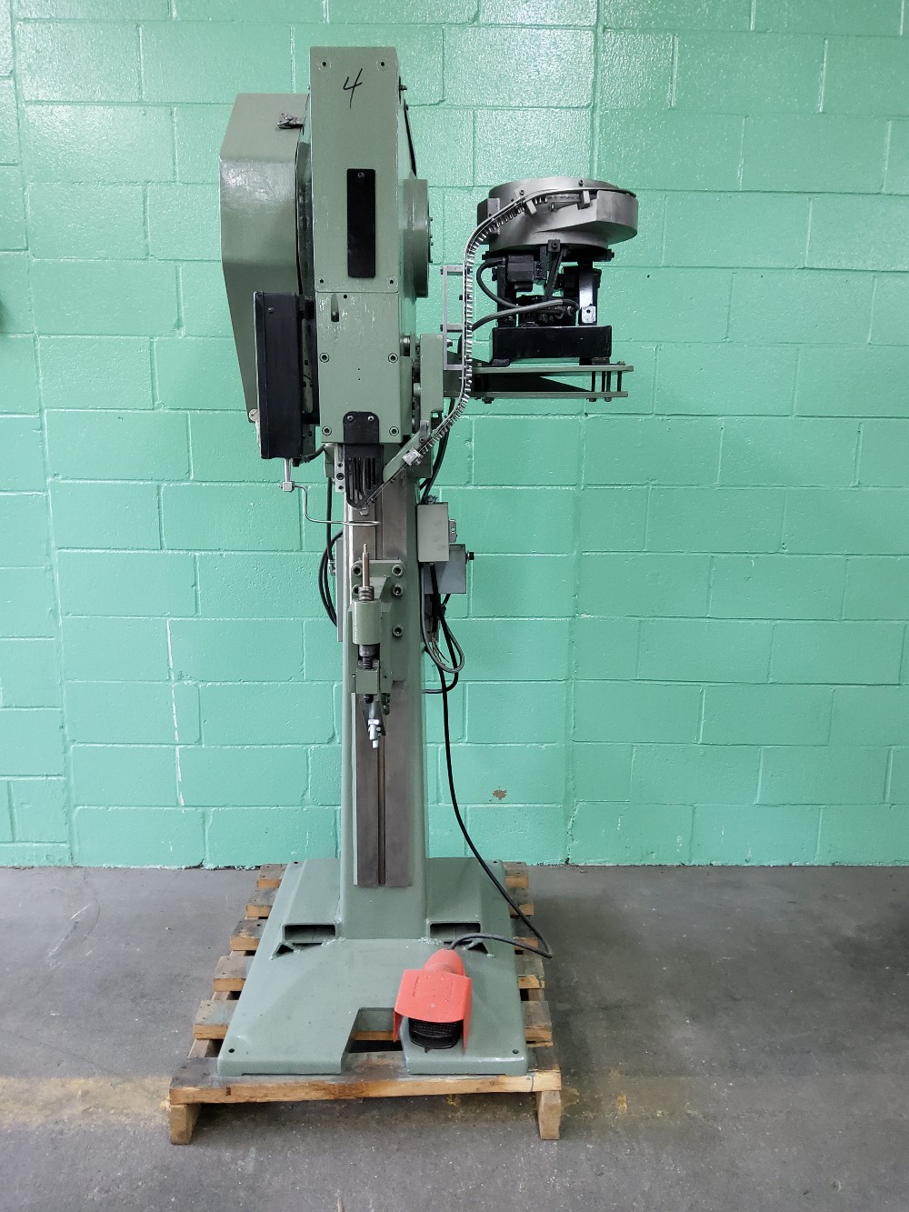 National #1200, river machine, 12" throat, electric solenoid / roller clutch - Image 1