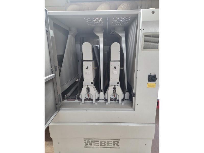 43" Weber #KSF-2-1100, 2-head wide belt sander, 2006 - Image 4