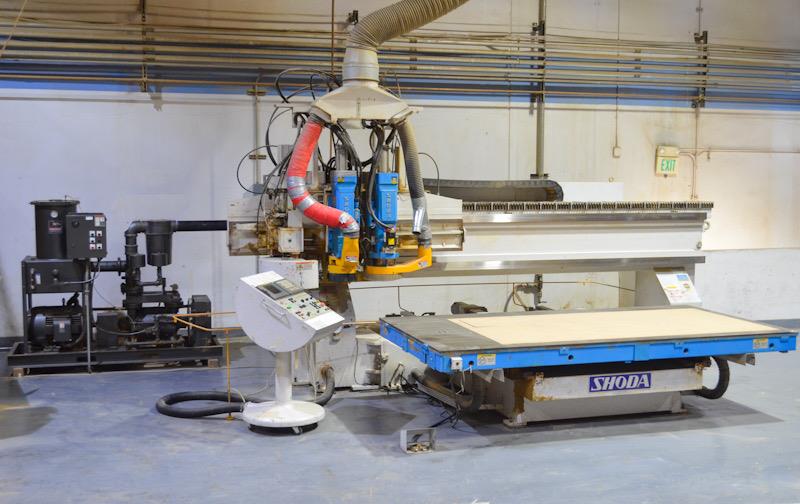 Shoda #Maxxim, muti-spdl. CNC router, 2-head, 16 ATC, 133