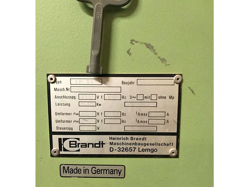 Brandt #FP-10, corner rounding unit, 1995 - Image 3