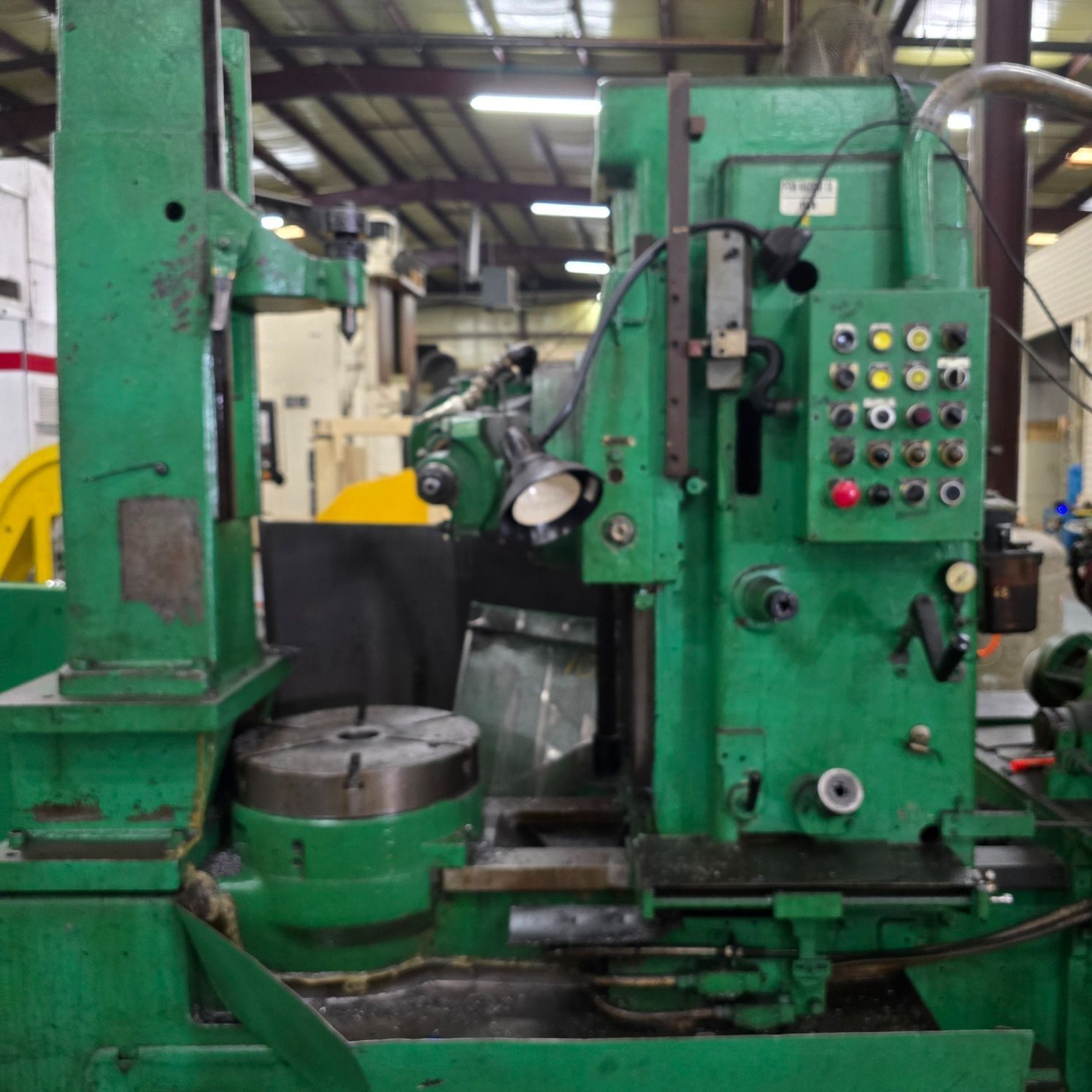 Gould & Eberhardt #24H, gear hobber, 24" max diameter gear, 18" table high tailstock with 44" under center - Image 5