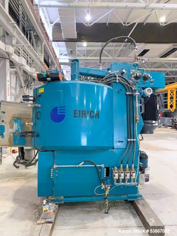 600 liter Eirich #R16, High Intensity Mixer, 75HP, 480 V., Bottom Discharge, upgraded top cleaning, 2021 - Image 1