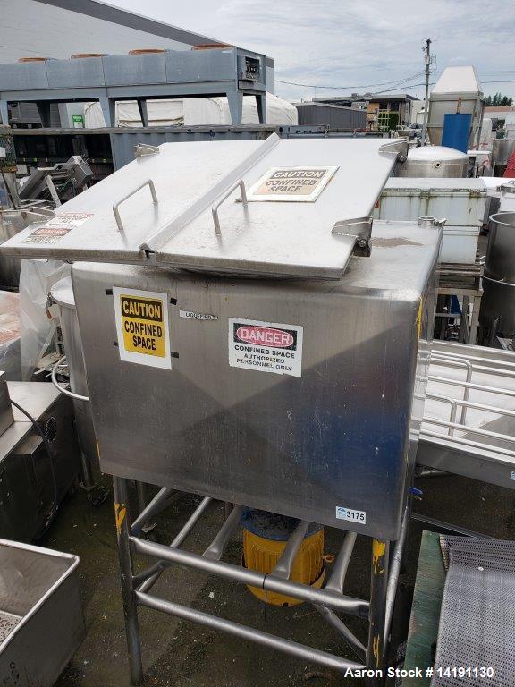 Breddo, Liquifier, Cone Bottom, 47" x 47" x 41" tank, 300 Gallon, Stainless Steel, 37.5 HP, Control Panel - Image 3