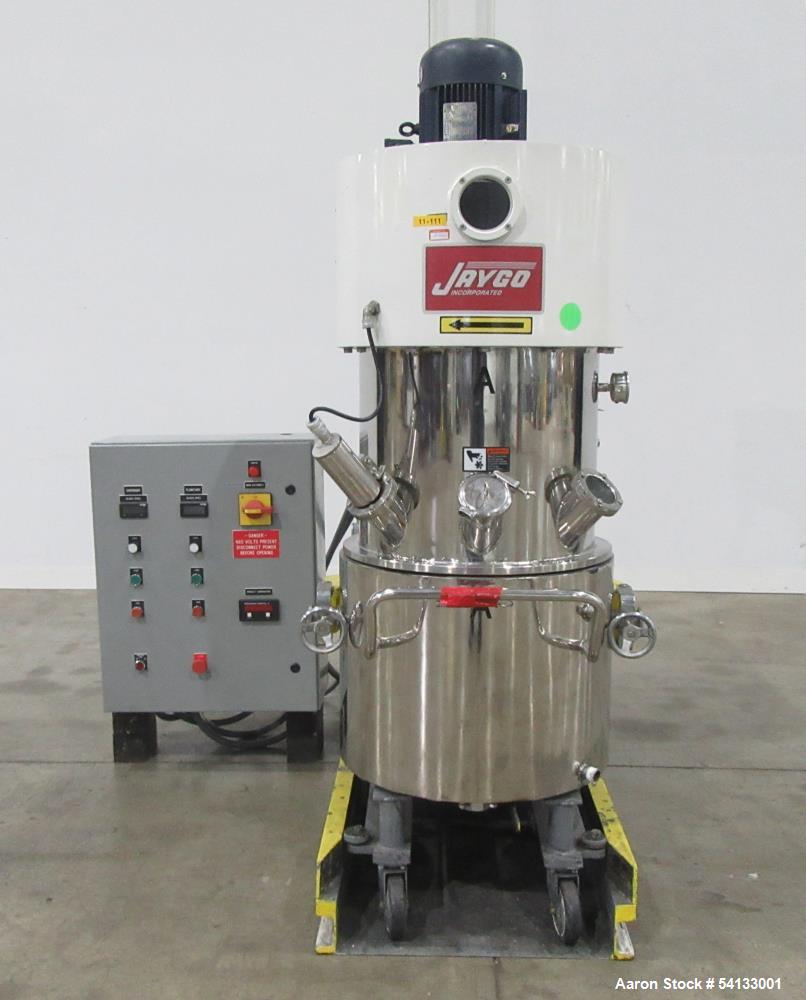 13 gallon Jaygo #TDPMD-50, Double Planetary Mixer, 50L, High-Viscosity Processing, 7/4 HP, VFD, 2009 - Image 2
