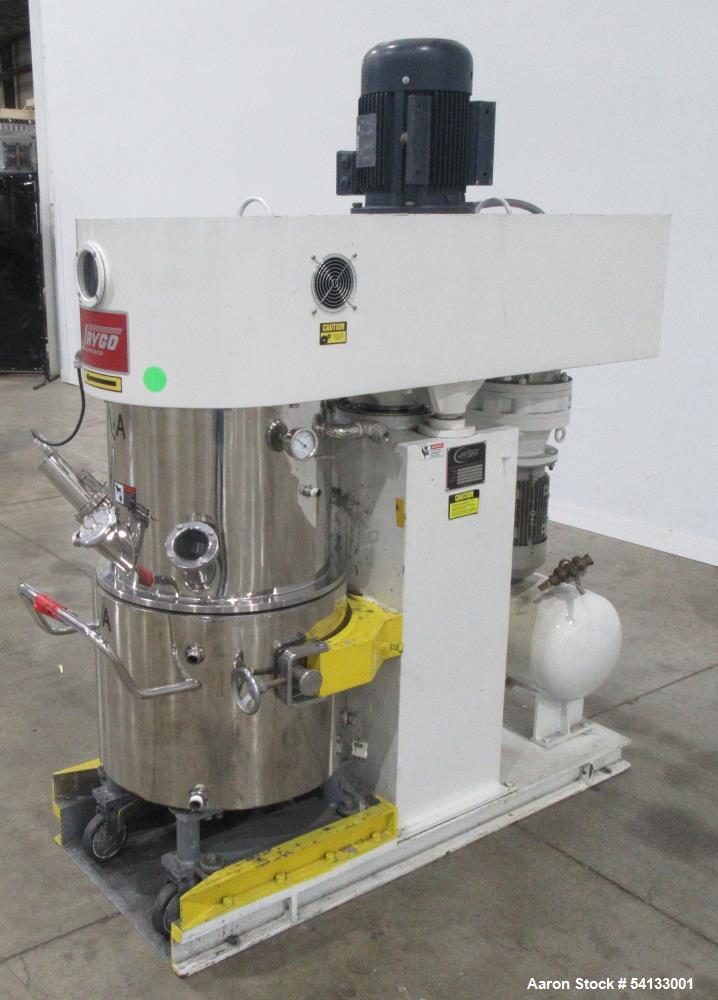 13 gallon Jaygo #TDPMD-50, Double Planetary Mixer, 50L, High-Viscosity Processing, 7/4 HP, VFD, 2009 - Image 3