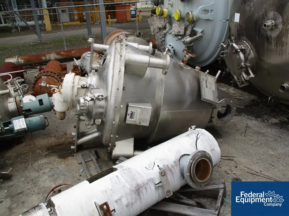 10.2 cu.ft. J.H. Day #FA-10, Nauta Mixer, 304 Stainless Steel, 125 psi jacketed, 1981 - Image 1