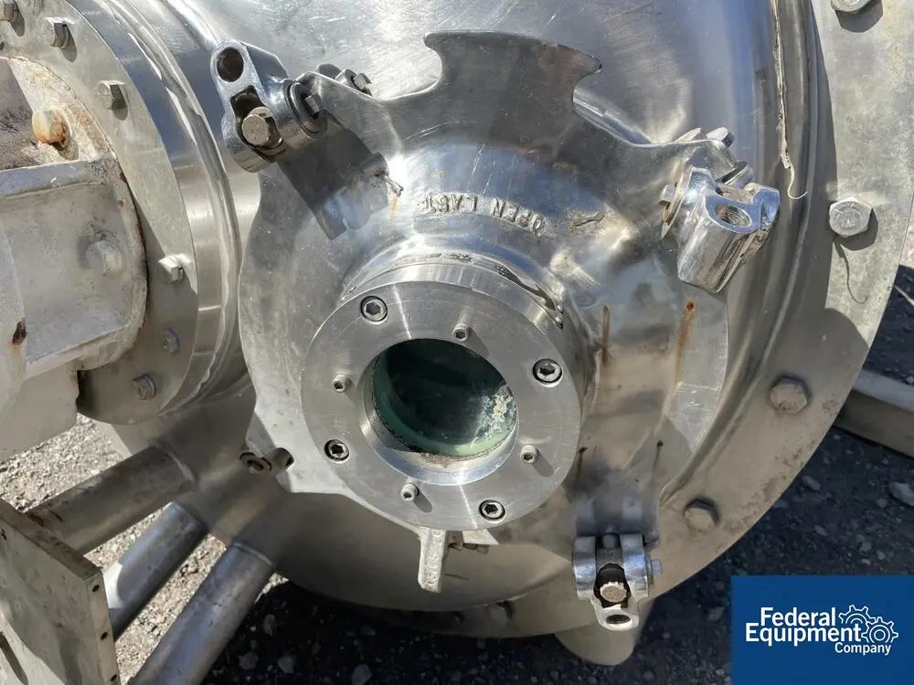 10.2 cu.ft. J.H. Day #FA-10, Nauta Mixer, 304 Stainless Steel, 125 psi jacketed, 1981 - Image 6