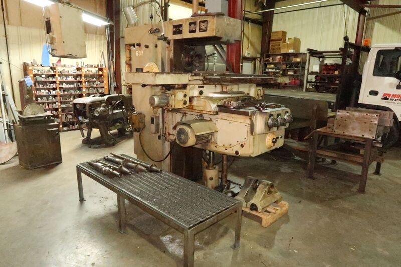 Heckert, WMW #F4000VI/2, universal knee type horizontal mill w/2 arbor supports, 16" x63" table - Image 3