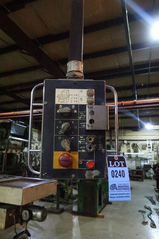 Heckert, WMW #F4000VI/2, universal knee type horizontal mill w/2 arbor supports, 16" x63" table - Image 10