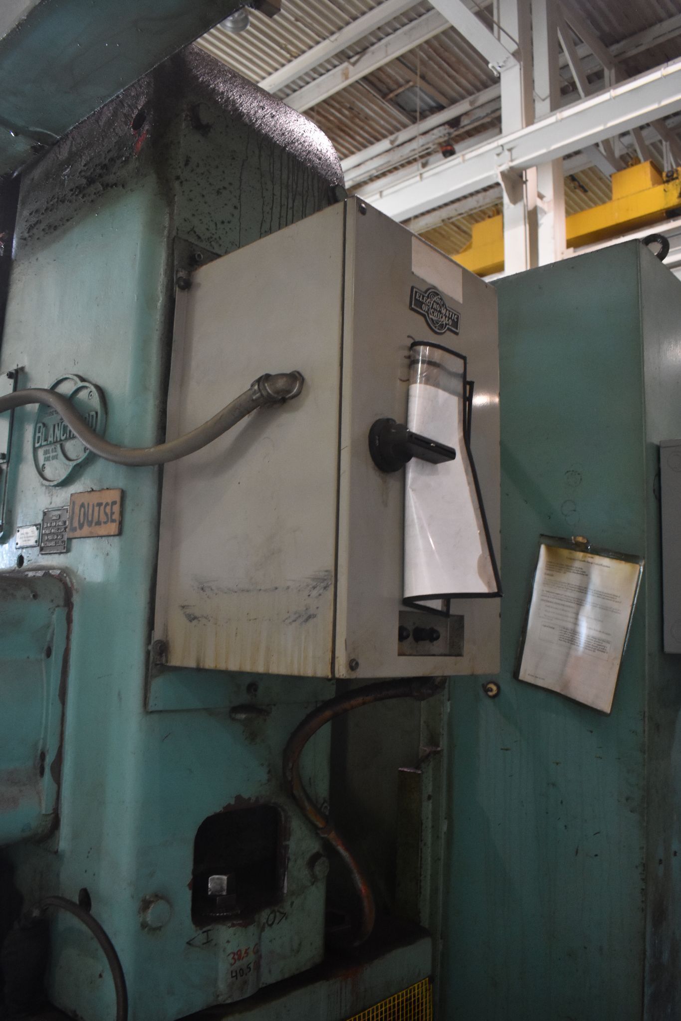 Blanchard #22-42, vertical rotary surface grinder, 48" swing, 42" chkl, 22" wheel diameter, 23" under wheel - Image 3