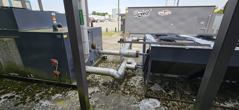 60 Ton, ICS Electronics, Glycol chiller with safety switch, HFC 407 refrigerant, new surplus - Image 7