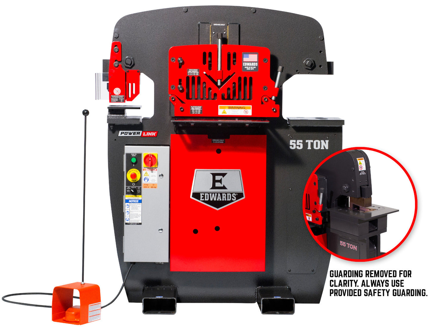 Edwards #ED9-55233012, ironworker, 55 ton, with coper notcher, 230 V., 3 phase, new - Image 1