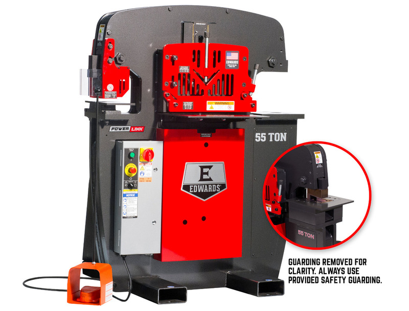 Edwards #ED9-55233012, ironworker, 55 ton, with coper notcher, 230 V., 3 phase, new - Image 3