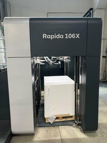KBA #Rapida-106x-RDC-8-SW5+L, Sheetfed offset printer, (8) Color, Coater, 157M impressions, 18000 SPH, 2020 - Image 4