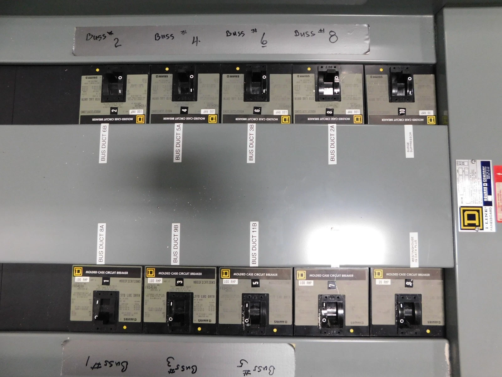 600 Amp. Square D, HCM 44-0890575, I-Line panelboard, 4 wire, 120/208 Volts - Image 6