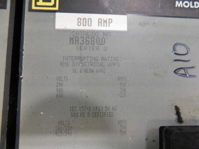 800 Amp. Square D, HCWM 44-18442-10, I-Line panelboard, 4 wire, 120/208 Volts - Image 6