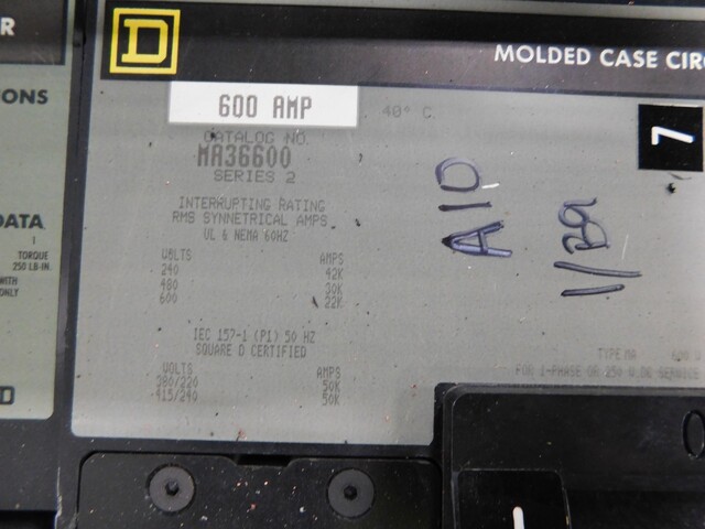 800 Amp. Square D, HCWM 44-18442-10, I-Line panelboard, 4 wire, 120/208 Volts - Image 8