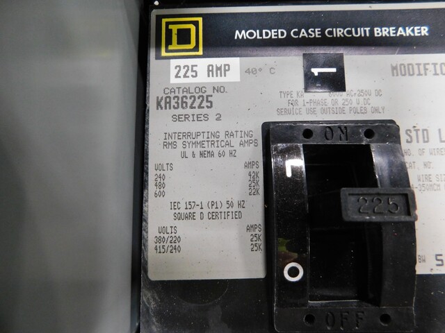 800 Amp. Square D, HCWM 44-18442-10, I-Line panelboard, 4 wire, 120/208 Volts - Image 10