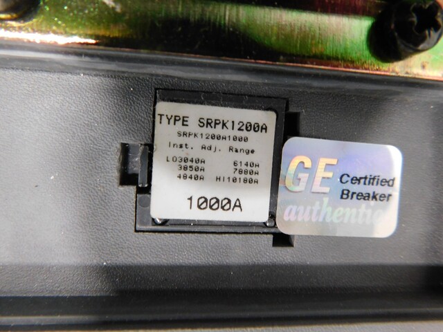 1200 Amp. General Electric, APB4475D, Spectra Series, panelboard, 4-wire, 277/480Y Volts, 3 phase - Image 6