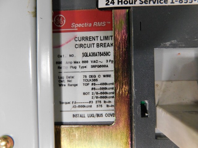 1200 Amp. General Electric, APB4475D, Spectra Series, panelboard, 4-wire, 277/480Y Volts, 3 phase - Image 7