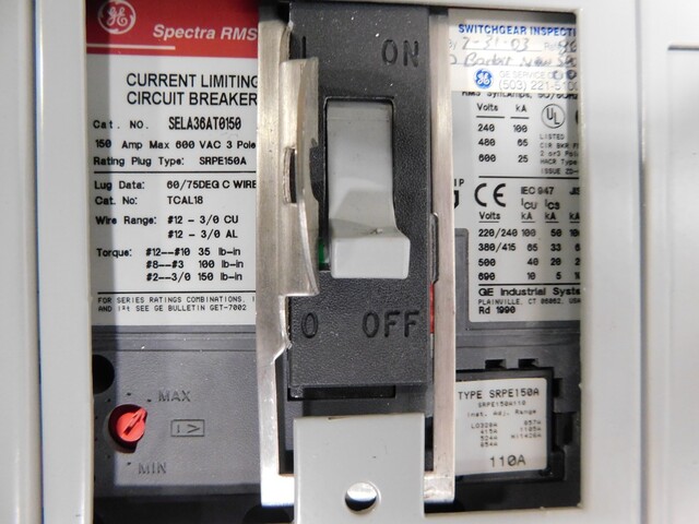 1200 Amp. General Electric, APB4475D, Spectra Series, panelboard, 4-wire, 277/480Y Volts, 3 phase - Image 10