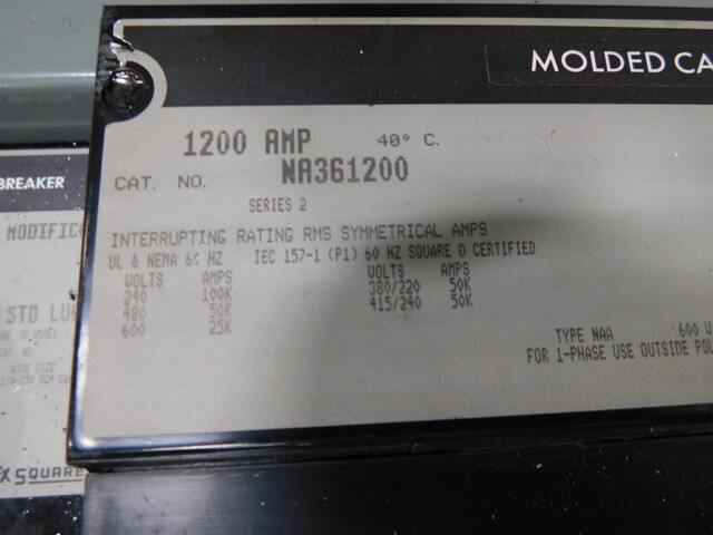 1200 Amp. Square D, HCWM 12-2402624C0, I-Line panelboard, 120/208Y Volts - Image 6