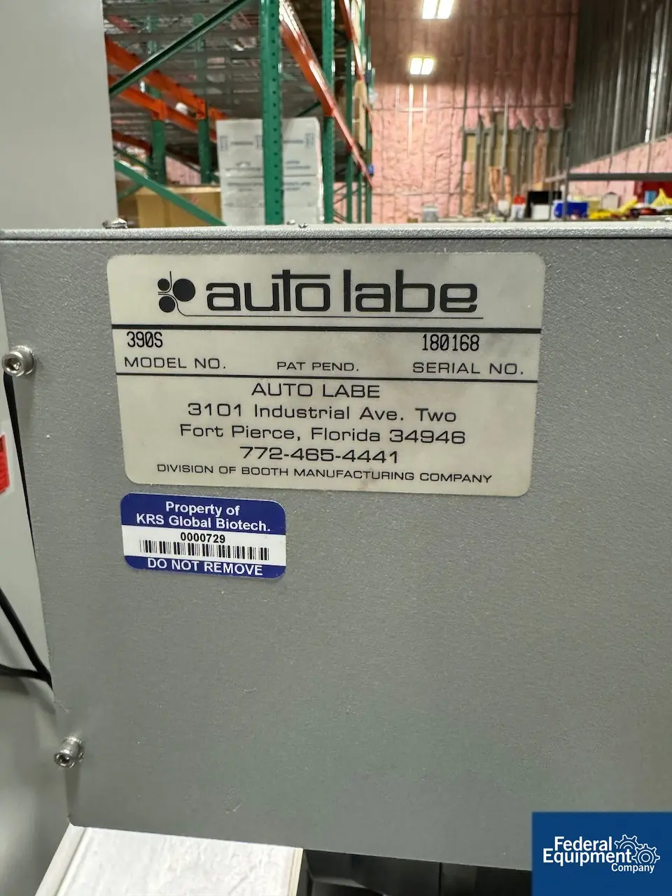 Auto Labe #390S, Vial Labeler - Image 4
