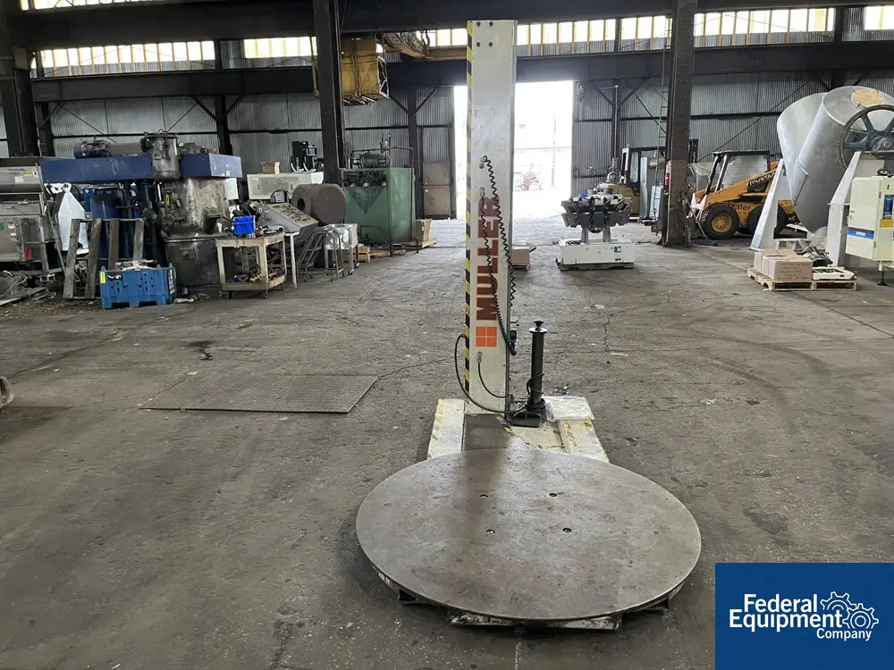 Muller #101, Semi-Automated Pallet Wrapper, in floor, 120 V. - Image 1