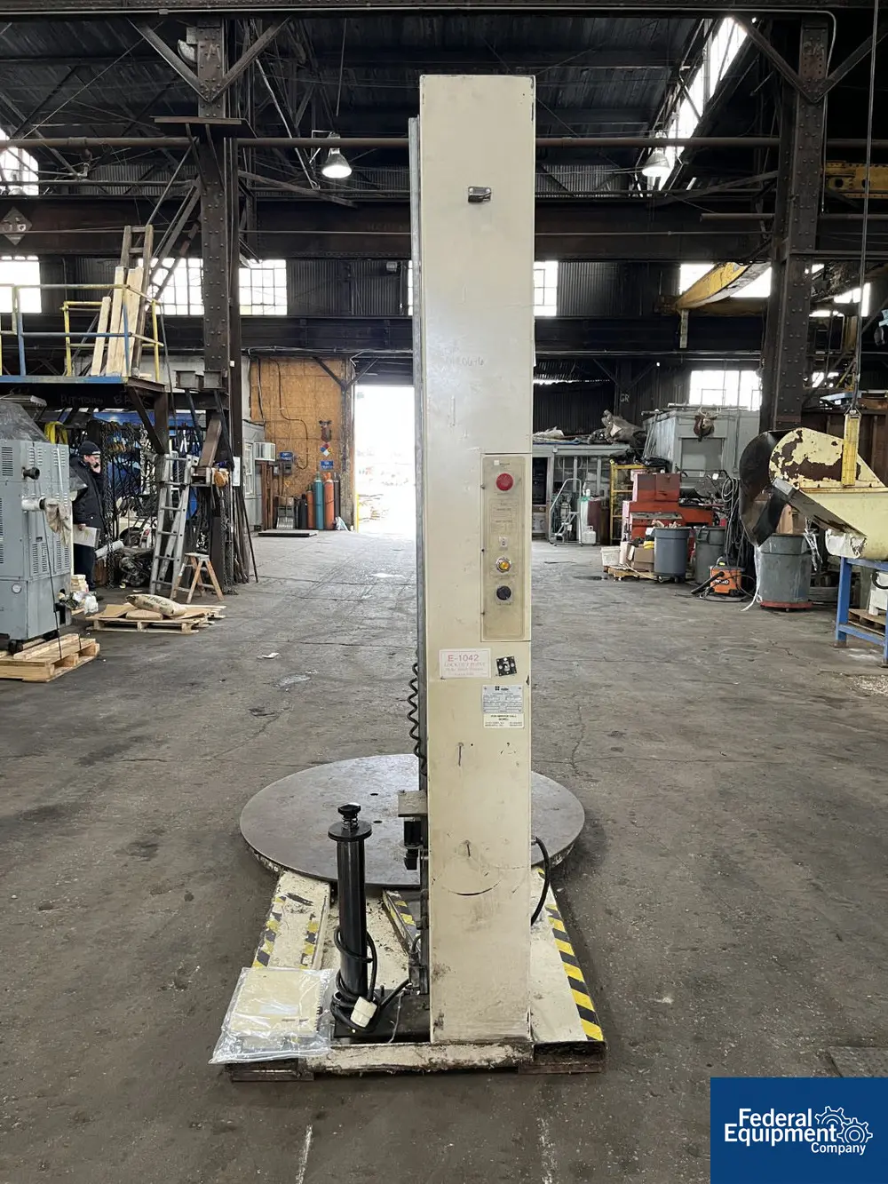 Muller #101, Semi-Automated Pallet Wrapper, in floor, 120 V. - Image 5