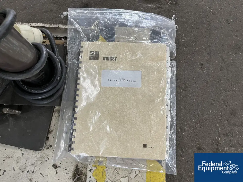 Muller #101, Semi-Automated Pallet Wrapper, in floor, 120 V. - Image 7