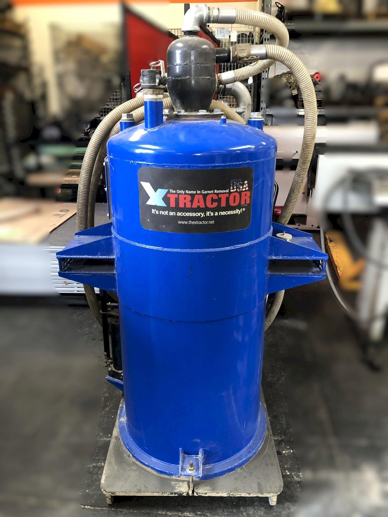 Xtractor #XR2500SHD, garnet removal system, 3000 lb. capacity, sandpiper pump, hydraulic dump, mounting frame - Image 1