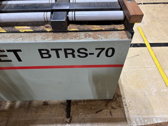 54" wide x 8.4' long, Doucet #BTRS-70-30-96-12-162, Return Conveyor, w/ side tble 14" width x 66" L, 2008 - Image 4
