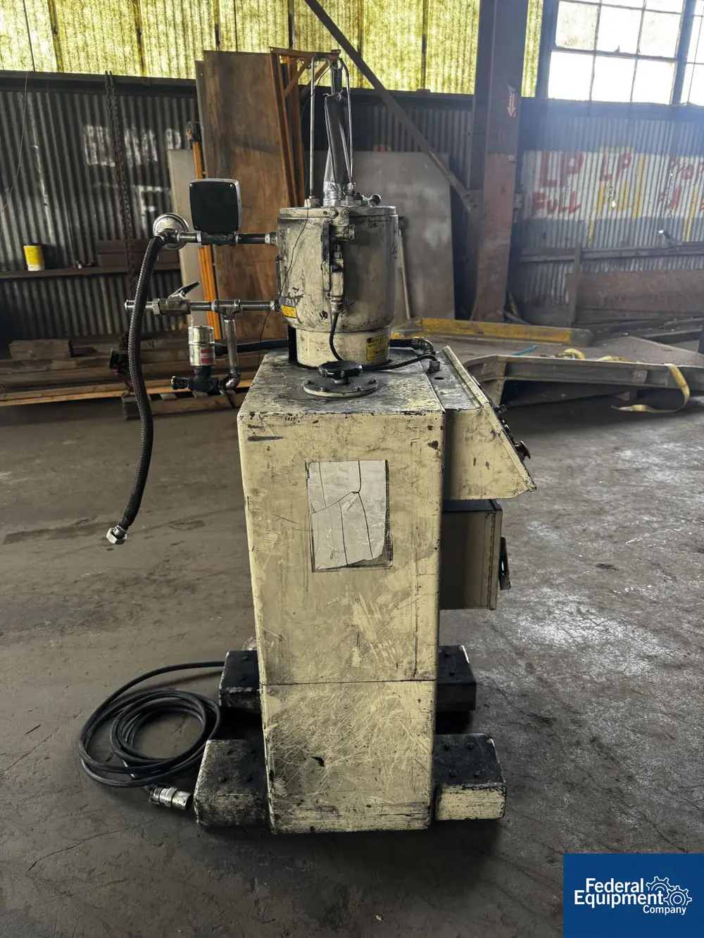 10 liter Littleford #W-10, High Intensity Mixer, Stainless Steel, 125 psi jacket, on stand - Image 5