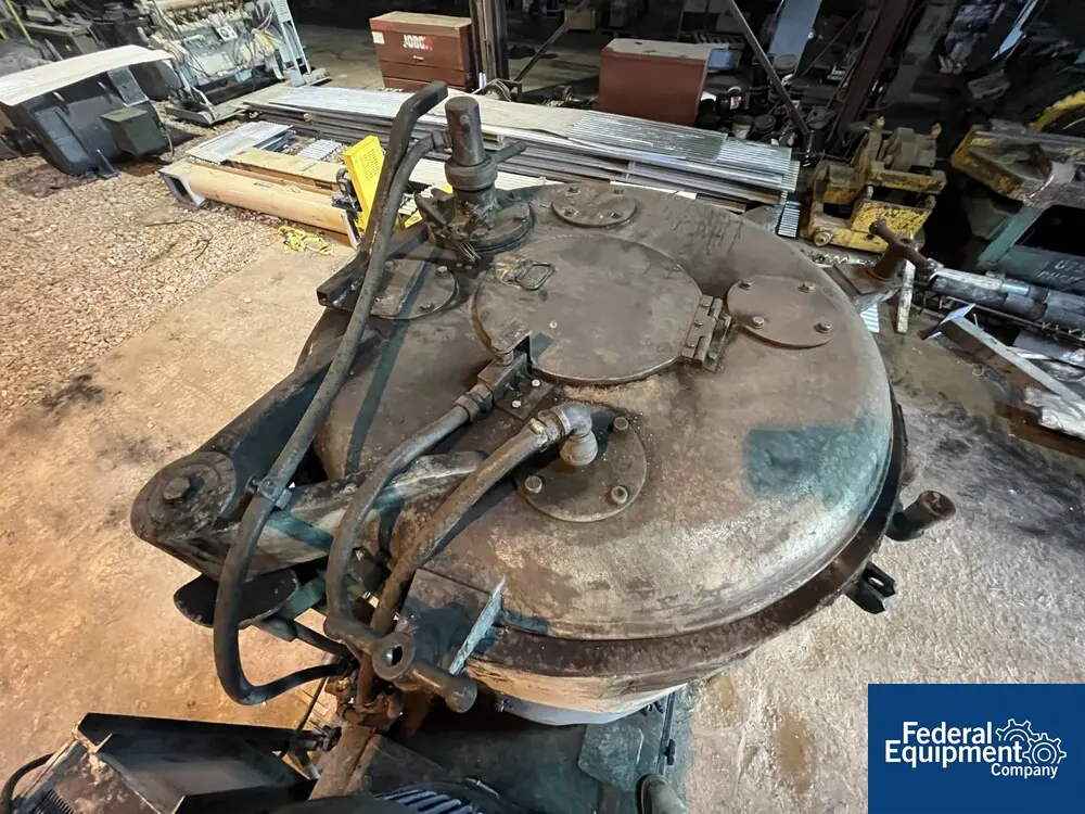 500 liter Henschel #FM500, High Intensity Mixer, on base - Image 7
