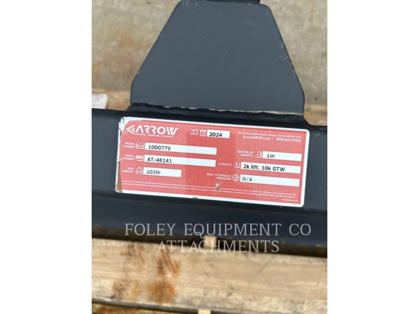 Arrow TRSPOTSSL, Skid Steer Loader, S/N: AT-48141, - Image 5