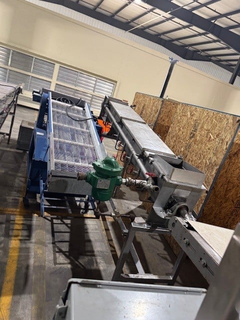 Reitz #TL-12-K2210, Thermascrew Blanching System, 12" diameter 10' long, Heated Screw Conveyor w/ Filter & - Image 3